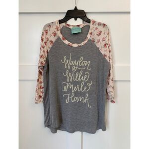 Judith March country music‎ 3/4 sleeve Medium